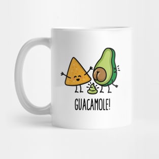 Guacamole turd pooping avocado Tortilla chips gift Mug